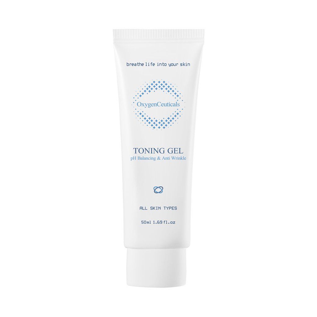 OxygenCeuticals Toning Gel | Anti-Aging Gel Toner for Skin Firming and Toning | pH-Balancing Anti-Wrinkle Toner for Face and Body (50ml /1.69 oz), Travel Sized