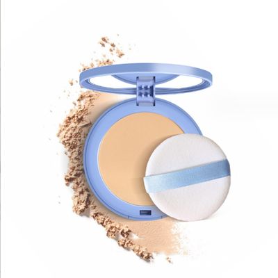 Oil Control Pressed Powder, Matte Smooth Face Setting Powder, Waterproof Long Lasting Makeup Face Powder, Flawless Facial Powder Makeup,Minimizes Fine Lines and Pores (BROWN 2#)
