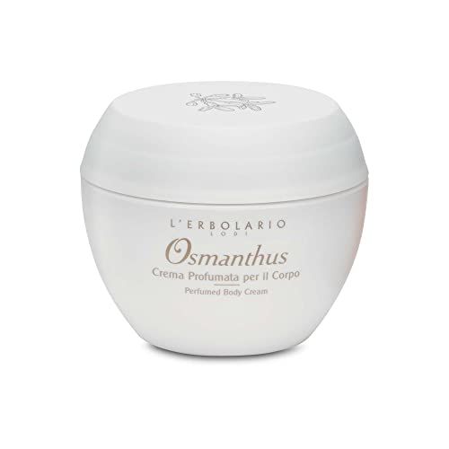 LErbolario Osmanthus Perfumed Body Cream - Moisturizing Cream for Dry Skin - Osmanthus, Cocoa Butter, Vitamin E - Anti-Aging Skin Care - 6.7 oz