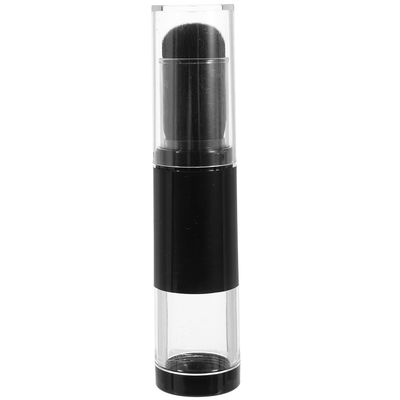 Refillable Powder Brush, Retractable Blush Brush with Loose Powder Bottles, Reusable Brush Applicator for Loose Powder, Blush and Highlighter