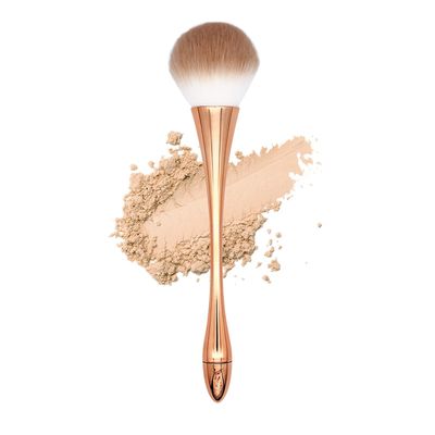 Large Powder Makeup Brush, Blush Brush For Setting Powder, Bronzer, &amp; Blush, Complete Coverage, Large Fluffy Powder Brush, Vegan Makeup Brush, Cruelty-Free &amp; Synthetic Bristles (Rose Gold)