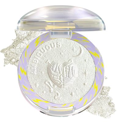 Lilyloria Glitter Sparkly Face Highlighter Makeup Palette Shimmer Radiant Glow Illuminator Iluminadores de Maquillaje 6g (01 Diamond Shine)
