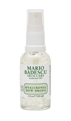 Mario Badescu Hyaluronic Dew Drops for All Skin Types | Hydrating Gel-Serum Hybrid for a Glass-like Glow | Formulated with Sodium Hyaluronate &amp; Niacinamide | 1 FL OZ