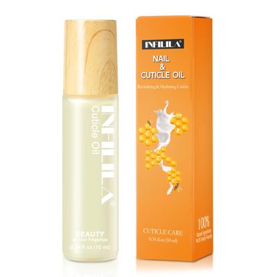 NXJ INFILILA Cuticle Oil, Nail Strengthener and Growth 10ml Nail Cuticle Oil Cuticle Care Vitamin E, Milk Honey Extract Olive Oil Natural Health Ingredients Nail Care