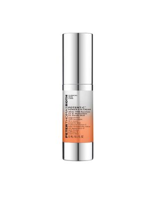 Peter Thomas Roth | Potent-C Power Eye Cream | Brightening Vitamin C Eye Cream for Dark Circles, Puffiness and Crow&#39;s Feet, 0.5 Fl Oz