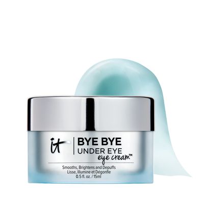 IT Cosmetics Bye Bye Under Eye Eye Cream - Hydrating, Quick-Absorbing Formula - Smooths The Look Of Fine Lines &amp; Wrinkles, Visibly Brightens Dark Circles - With Hyaluronic Acid - 0.5 Fl Oz