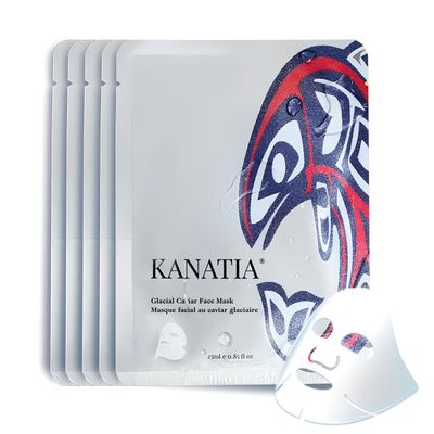 KANATIA Glacial Caviar Hydrating Face Mask Skin Care,Beauty Anti-Aging for Dry &amp; Sensitive Skin and ALL Skin Types, Hyaluronic Acid, Anti-aging Hydrating Face Mask5-pack