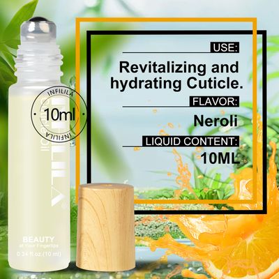 NXJ INFILILA Cuticle Oil, Nail Strengthener and Growth 10ml Nail Cuticle Oil Cuticle Care Vitamin E, Milk Honey Extract Olive Oil Natural Health Ingredients Nail Care