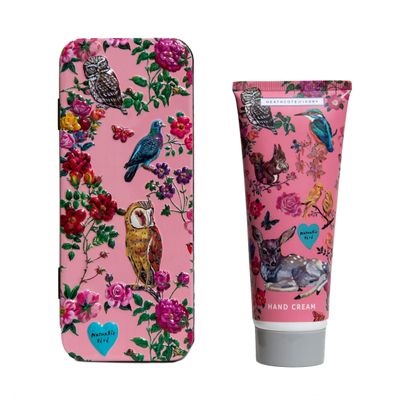 Vintage &amp; Co Beauty Nathalie Lete Forest Folk Hand Cream in Gift Tin Case, 100ml