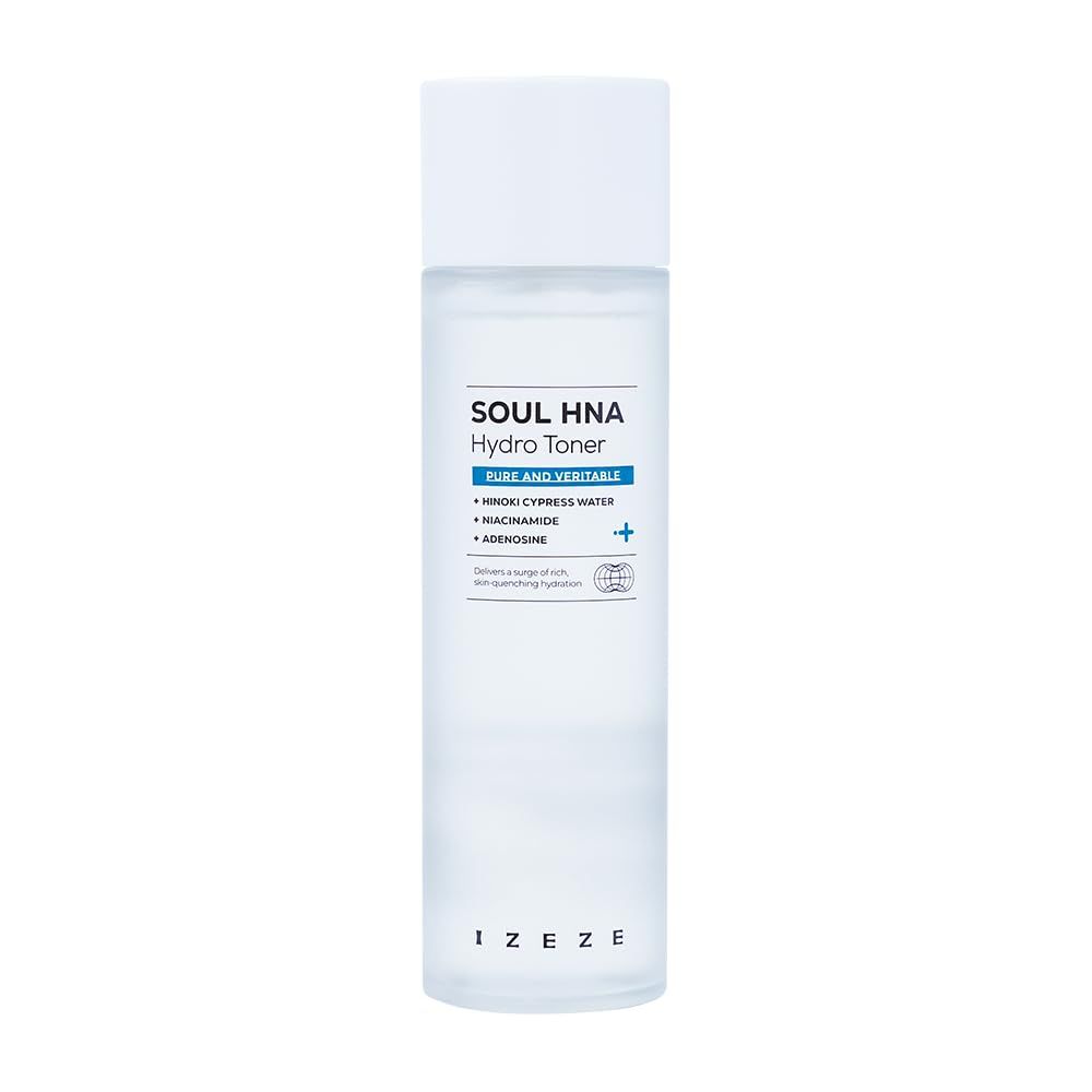 IZEZE Soul HNA Hydro Toner 150ml | Hyaluronic Acid Toner for Face, Hydrating, Korean Skin Care Toner, Cypress Water, Dry Skin