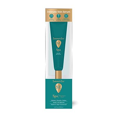 Summer&#39;s Eve Spa Daily Intimate Beauty, Luxurious Skin Serum, Post Shave Fragrance Free Womens Hydrating Serum, 1oz Tube
