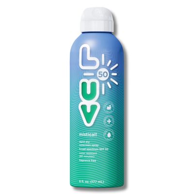 L-UV mistical! SPF 50 Sunscreen Spray, Broad-Spectrum Protection Against UVA &amp; UVB Rays, Perfect For Everyday Activities &amp; Outdoor Adventures, Clear and Lightweight Sun Protection