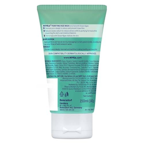 Nivea Purifying Facewash, 150 ml, 5.07 oz - India