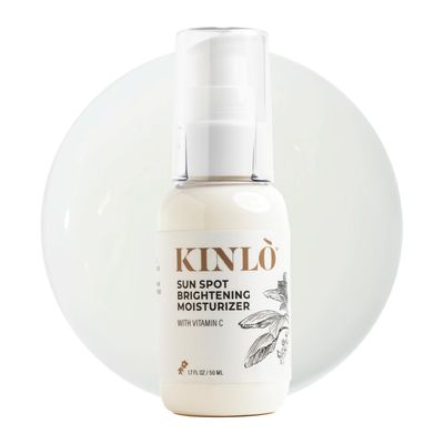 Kinlo Sun Spot Brightening Moisturizer | Vitamin C Ferulic acid Hyaluronic acid | Daily Brightening Serum Face Moisturizer | Black Owned Skincare Vegan 1.7 fl oz