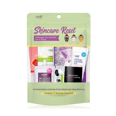 Skincare Beauty Kit | Korean Beauty, Korean Skincare | All in one Kit, Gift Set, Beauty Gift, Spa Day (1pk, Skincare Reset 7-Day Kit)