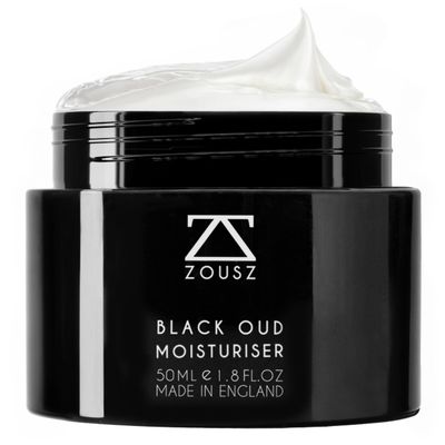 ZOUSZ Black Oud Mens Face Moisturiser - Hydrating Daily Mens Face Cream, Natural Facial Moisturiser for Men, Ultimate Mens Skin Care Solution - Perfect Men&#39;s Face Cream Gift for Him, 50mL