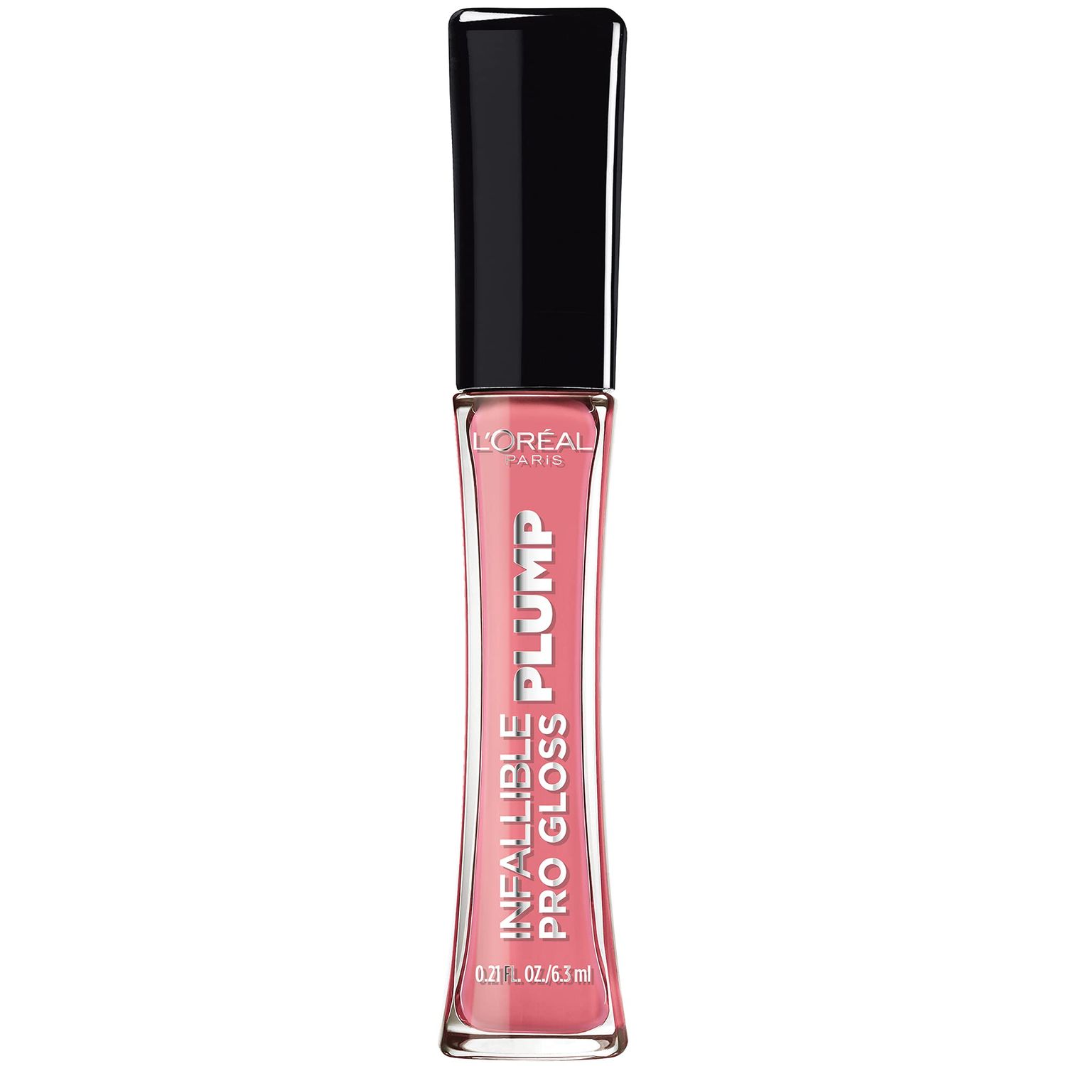 L&#39;Oreal Paris Infallible Pro Gloss Plump Lip Gloss with Hyaluronic Acid, Long Lasting Plumping Shine, Lips Look Instantly Fuller and More Plump, Blossom, 0.21 fl. oz.