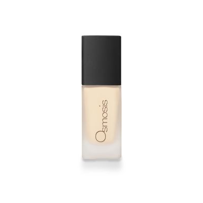 Osmosis Flawless Foundation, Lightweight Liquid Makeup, Medium To Full Coverage, Matte Finish, 10 Shades, Ivory 1 Fl Oz