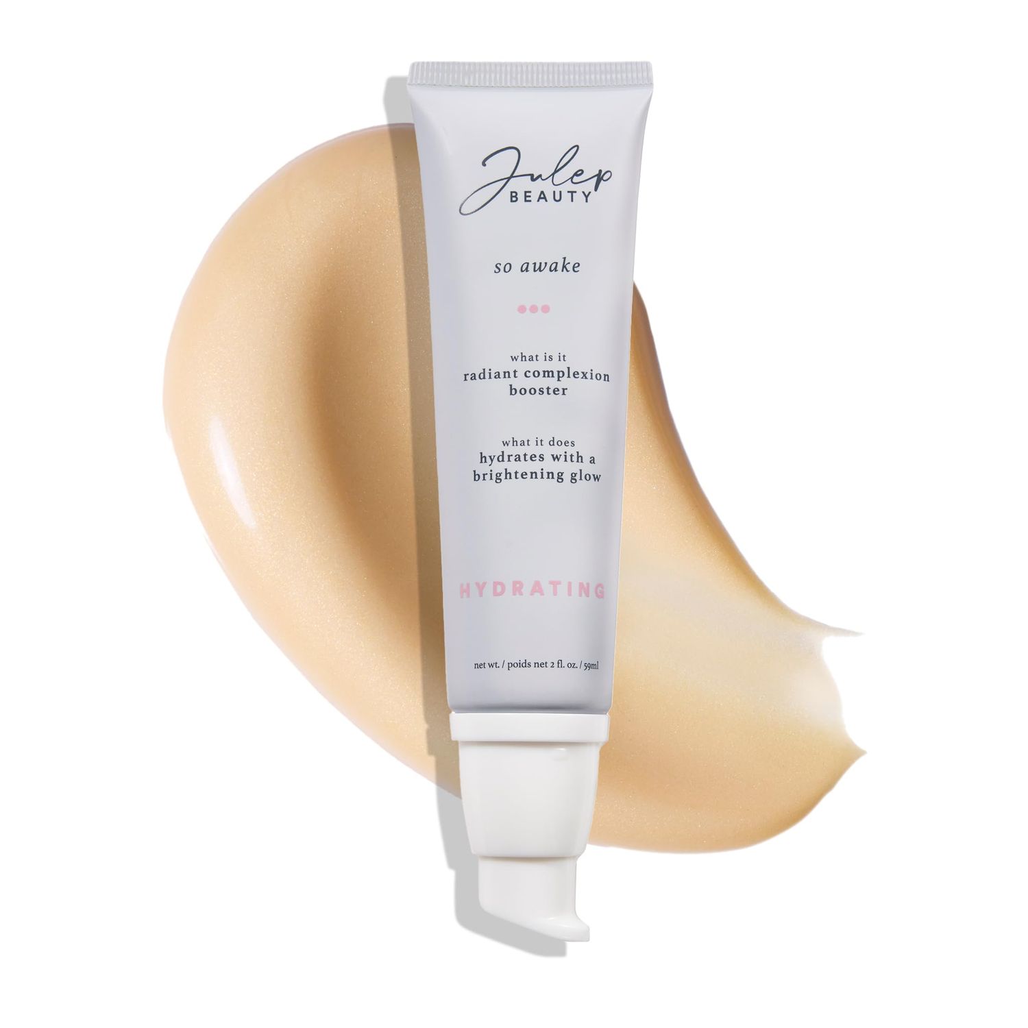 Julep So Awake Snail Mucin Radiant Complexion Booster &amp; Moisturizer | Natural Glow Enhancer | Brightening Daily Moisturizer And Primer For Face | For Dry and Dull Skin, 2.5 Oz
