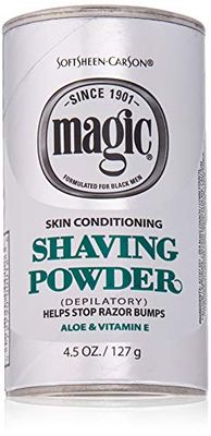 Magic Platinum Shaving Powder 4.5oz. Skin Conditioning (6 Pack)