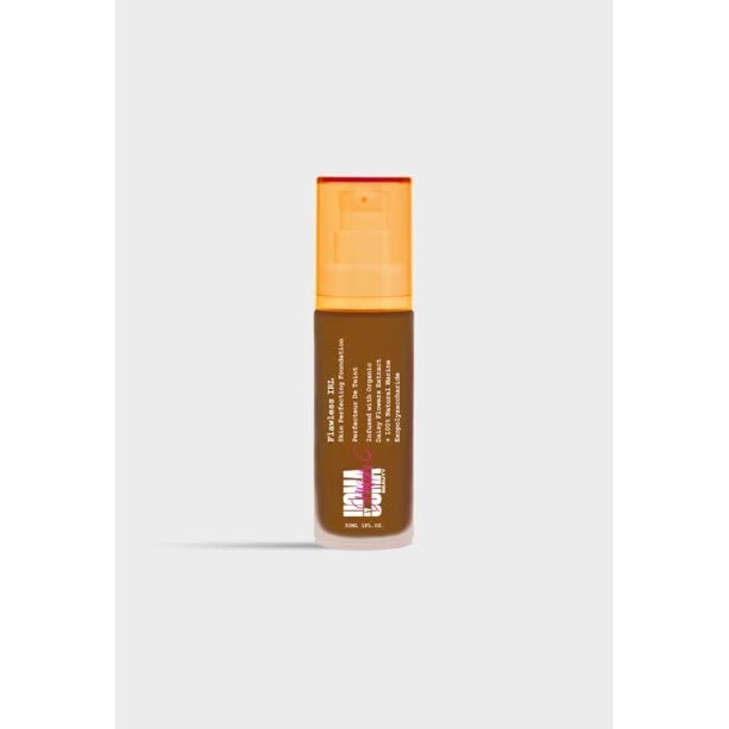 UOMA Beauty By Sharon C, Flawless IRL Skin Perfecting Foundation (Brown Sugar T1), 1 Ounce (Pack of 1)