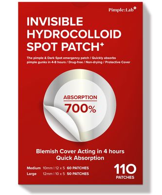 Invisible Spot Pimple Patches for Face, 4H Fast Acting Ultra Thin Discreet Hydrocolloid Acne Treatment with Makeup-Tea Tree, Centella, Madecassoside-Waterproof Zit Cover Pack 110 pcs