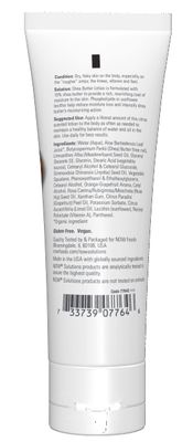 NOW Foods Solutions, Shea Butter Lotion, Intense Moisture for Extremely Dry Rough Skin, 4-Ounce