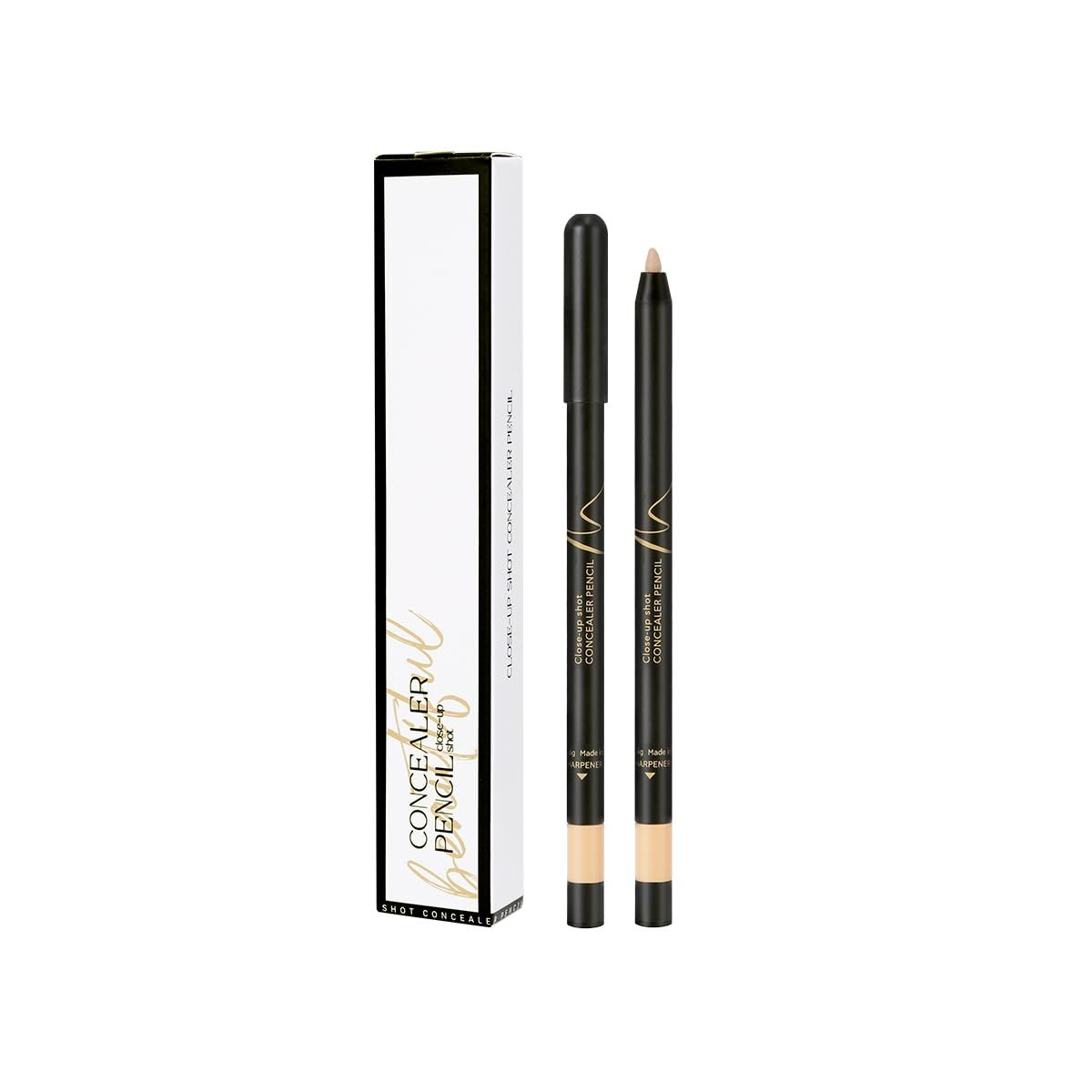 KISSIO Concealer Pencil,Under Eye Concealer,Cover Acne and Freckles,Brightener,Waterproof Long-lasting Concealer03#WHEAT)