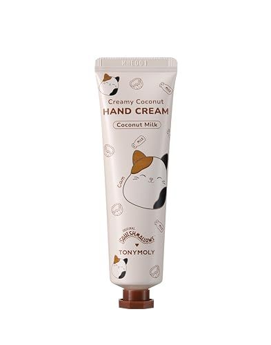 TONYMOLY x Squishmallows Cam Creamy Coconut Milk Hand Cream - Nourishing and Moisturizing, 30ml