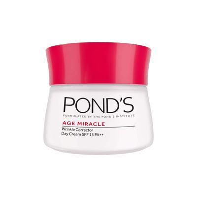 Ponds Age Miracle Day Cream, Anti Wrinkle Cream &amp; Face Moisturizer with SPF 15, Use as a Daily Moisturizer for Face, 50 ML