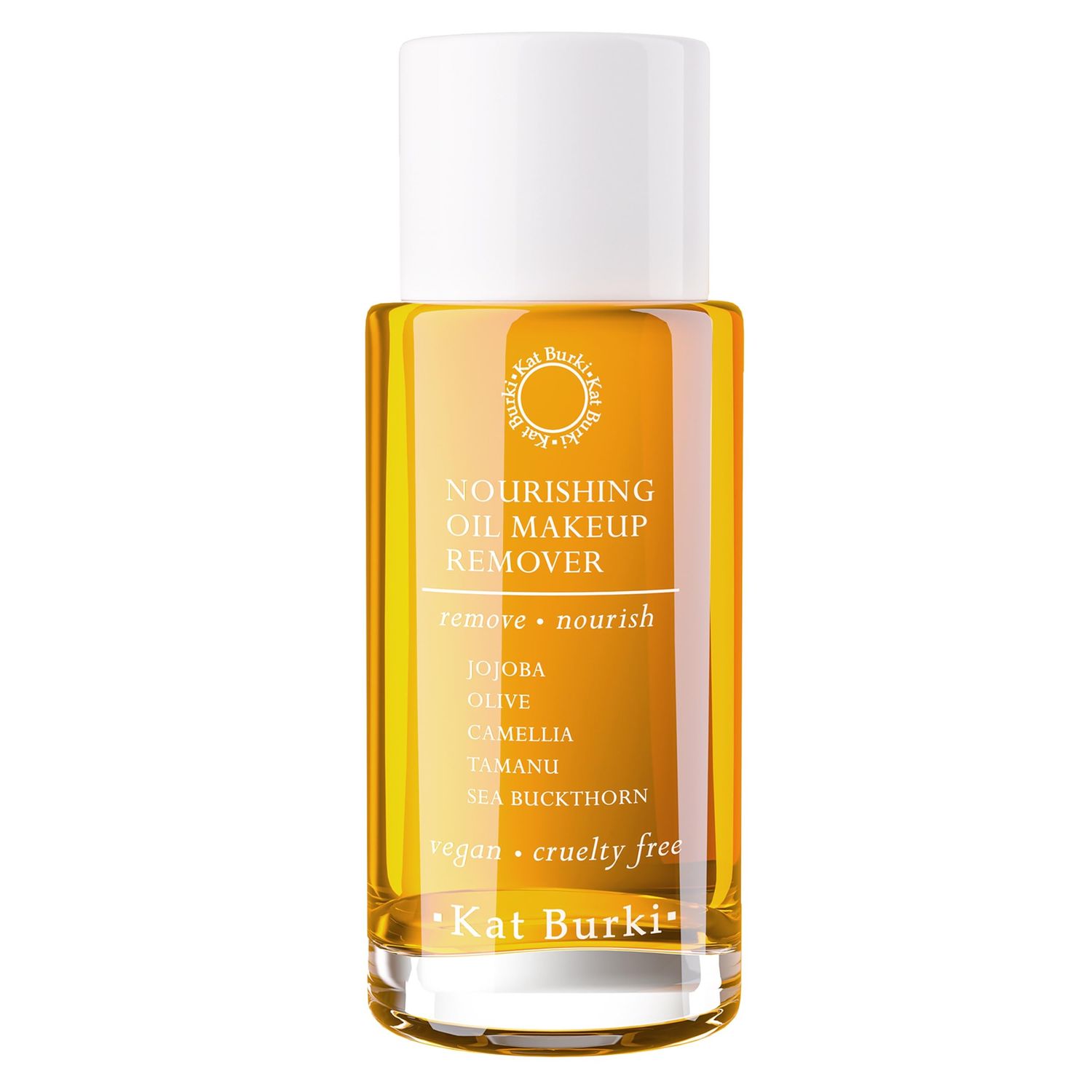 Kat Burki Nourishing Oil Makeup Remover &amp; Face Cleanser. Moisturize &amp; Cleanse without Clogging Pores, for All Skin Types, 4 fl. oz.