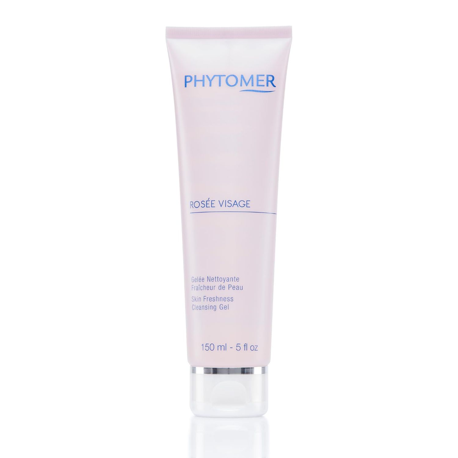 PHYTOMER Rose Visage Face Cleansing Gel | Daily Facial Cleanser &amp; Makeup Remover | With Rose Water | 95% Natural Ingredients | Sustainable &amp; Eco-Friendly Skin Care | 250ml