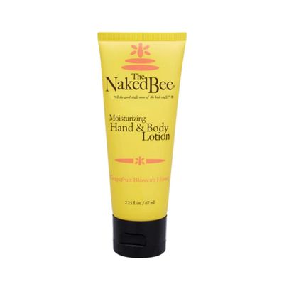 The Naked Bee Nourishing Body Lotion for All Skin Types (2.25oz) Moisture Replenishing Lotion for Dry Skin with Orange Grapefruit Blossom Honey- Skin care for Body with Small Tube