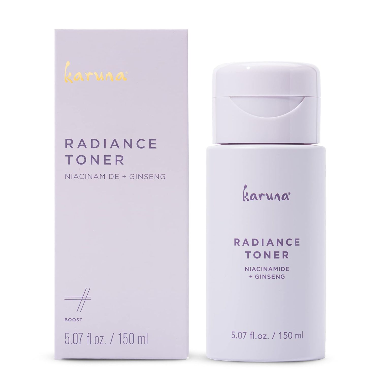 Karuna Hydrating Face Toner Anti Aging with Red Ginseng, Niacinamide &amp; Paper Mulberry Exfoliating Facial Toner for Pore Minimization &amp; Brightening Benefits for All Skin Types 150 ml