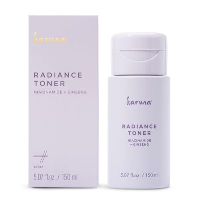 Karuna Hydrating Face Toner Anti Aging with Red Ginseng, Niacinamide &amp; Paper Mulberry Exfoliating Facial Toner for Pore Minimization &amp; Brightening Benefits for All Skin Types 150 ml
