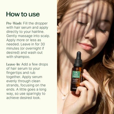 Plant Therapy Hair Therapy Strengthen &amp; Grow Hair Repair Serum 1 oz with Argan &amp; Castor Oil