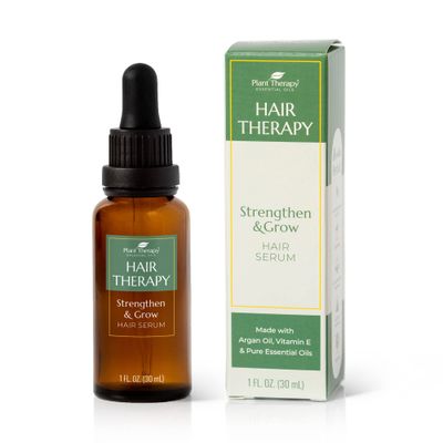 Plant Therapy Hair Therapy Strengthen &amp; Grow Hair Repair Serum 1 oz with Argan &amp; Castor Oil