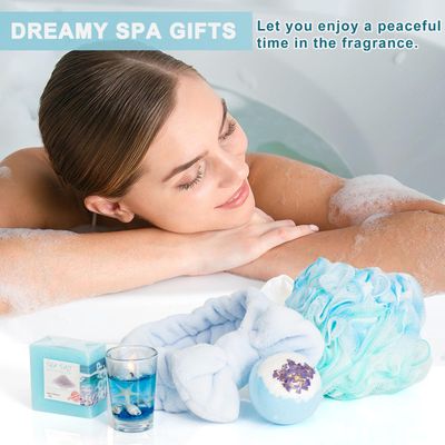 Ocean Gifts Self Care Package for Women, Ocean Spa Gifts for Sea Turtle Lovers, Ocean Beach Theme Relaxing Spa Bath Gift for Her Sister Friends Mom Thinking of You Birthday Christmas