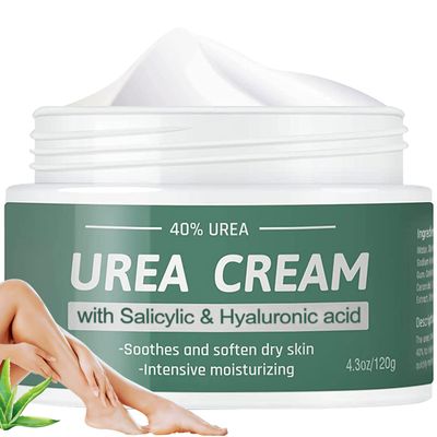 Urea Cream 40 Percent For Feet, Foot Cream, 40% Urea Lotion For Dry Skin/Cracked Heels/Ultra Calloused Feet, Softening Rough Skin On Feet, Skin Care with Glycerin, Jojoba for Men/Women, 4.3 oz