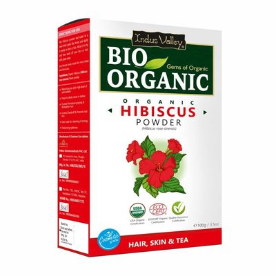 Indus Valley Natural Organic Herbs Powder (Hibiscus)