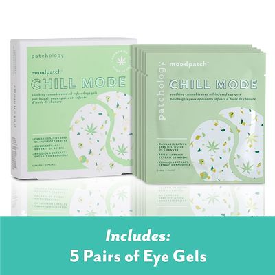 Patchology Chill Mode Hydrating Under Eye Patches - Under Eye Mask For Dark Circles and Puffy Eyes Care, Treatment &amp; Moisturizer - Eye Bags, Puffiness &amp; Wrinkles Reducer (5 Pairs)