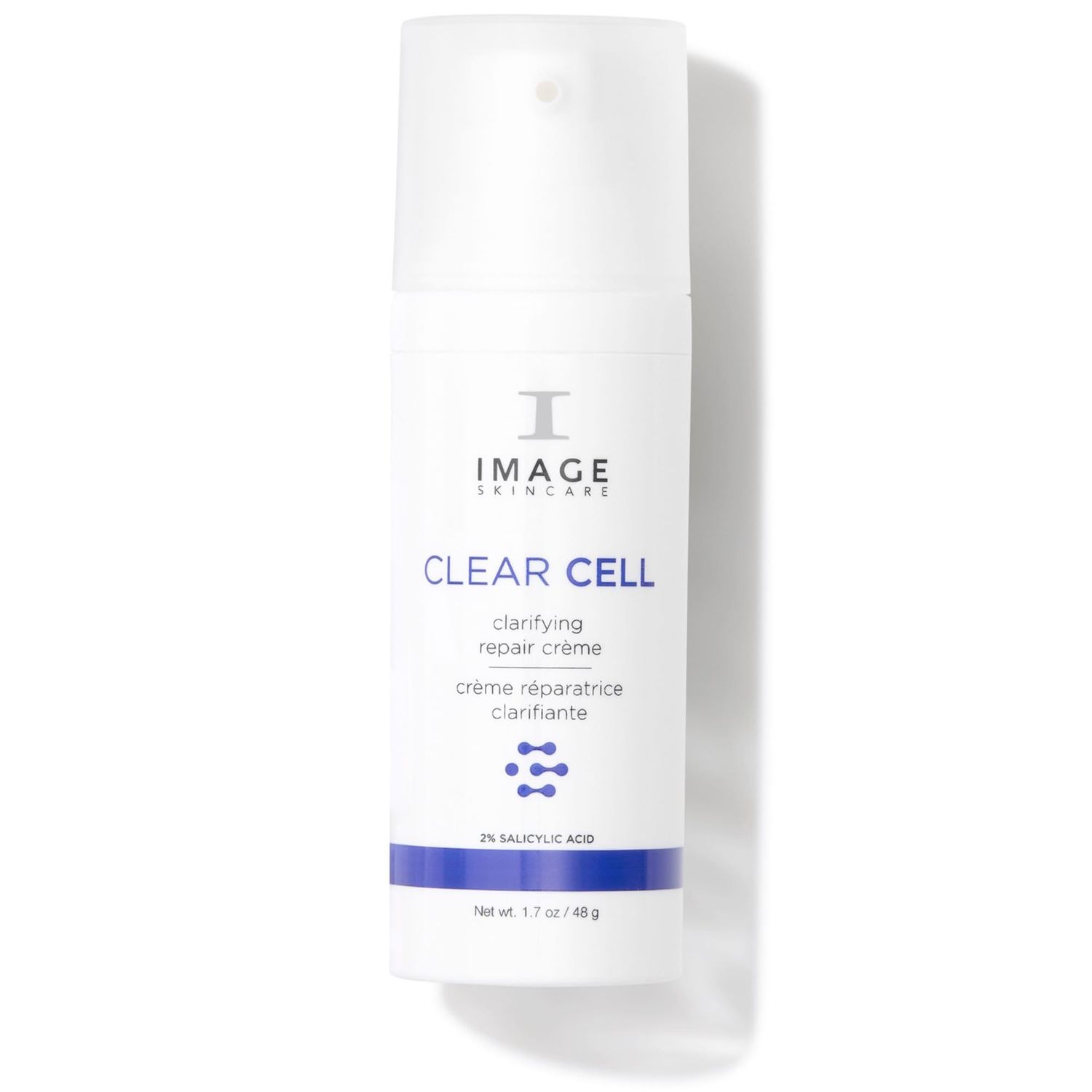 IMAGE Skincare, CLEAR CELL Clarifying Repair Crme, Facial Night Cream Gel Moisturizer for Oily Prone Skin, 1.7 oz