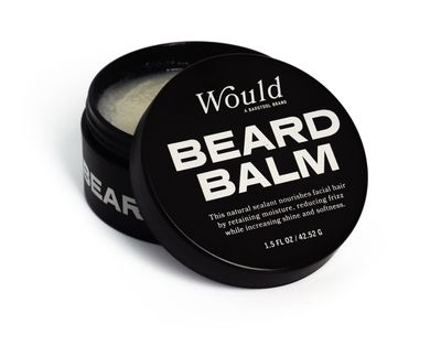 Would Beard Balm for Men by Barstool Sports, 1.5 fl. oz., Natural Moisturizer, Control Frizz, Increase Shine and Softness, and Condition Facial Hair, Beeswax, Cocoa Butter, Gentle on Sensitive Skin