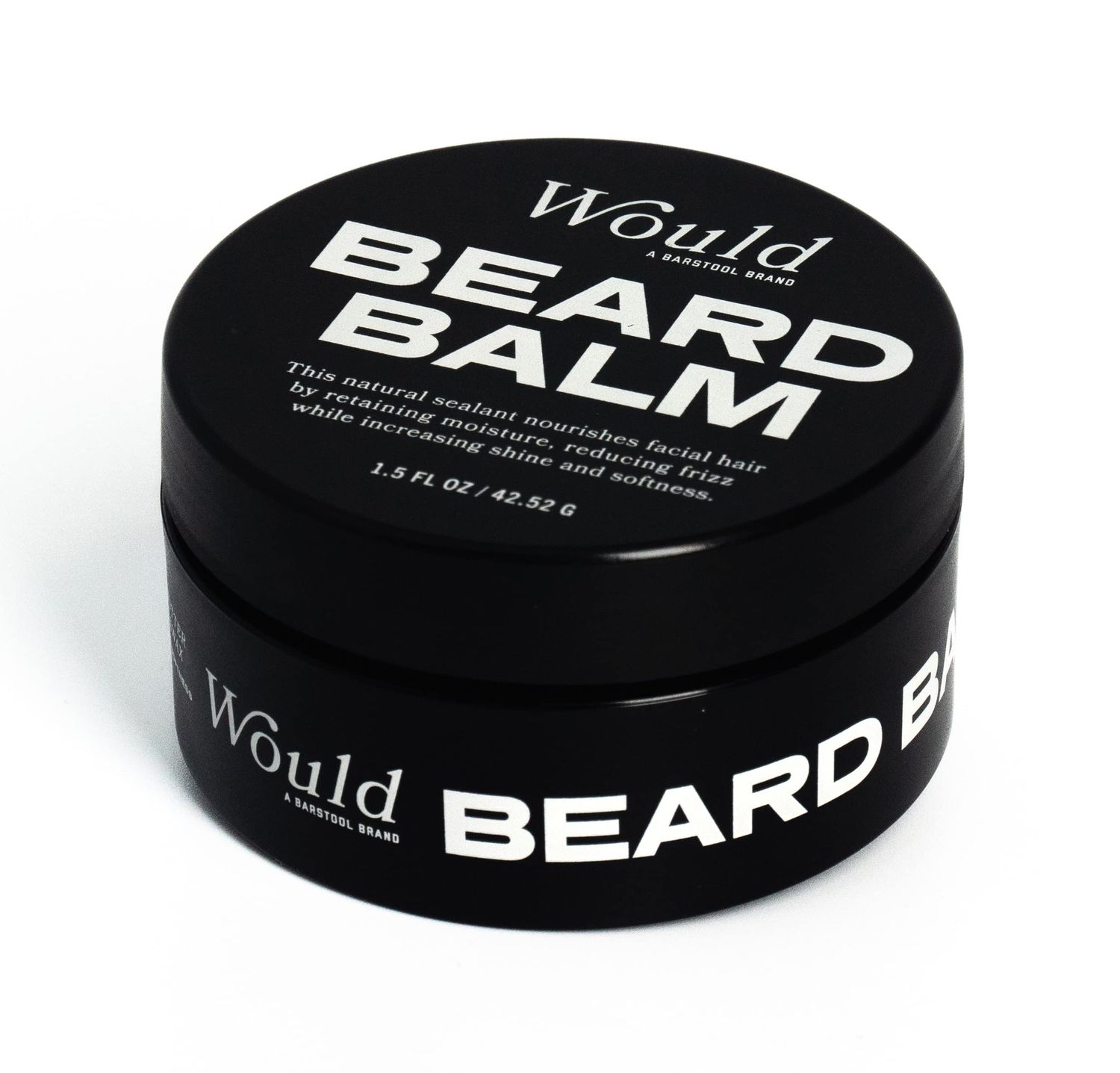 Would Beard Balm for Men by Barstool Sports, 1.5 fl. oz., Natural Moisturizer, Control Frizz, Increase Shine and Softness, and Condition Facial Hair, Beeswax, Cocoa Butter, Gentle on Sensitive Skin