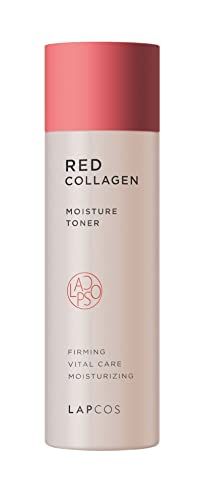 LAPCOS Red Collagen Toner (4.39 Fl Oz) New Vegan Formula Face Toner | Rebalance &amp; Hydrate Skin with Niacinamide &amp; Collagen