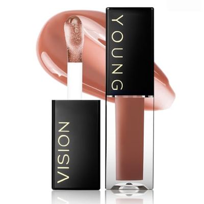 YOUNG VISION Lip Glow Oil, Lip Gloss with Jojoba Seed Oil, Moisturing and Plumping,0.20 fl oz(Pack of 1)