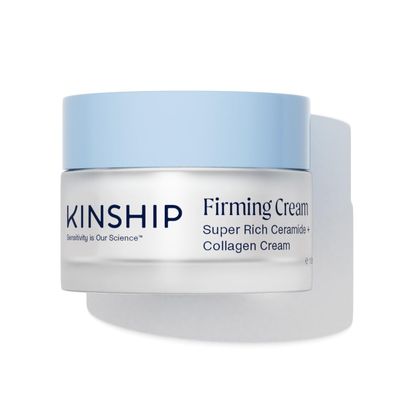 Kinship Super Rich Collagen + Ceramide Firming Cream - Anti-Aging Barrier Repair for Sensitive Skin - Moisturize + Tighten - Smooth Fine Lines - Synthetic Fragrance-Free + Dermatologist Approved