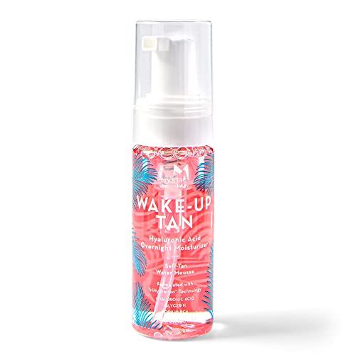 Mystic Tan Wake-Up Tan Hyaluronic Acid Overnight Moisturizer - Self-Tan Water Mousse, Travel Size, 1.7 fl. oz.