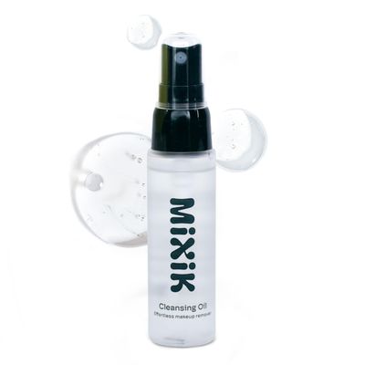 MIXIK Deep Oil Cleanser Spray - Skin Care, Makeup and Sunscreen Remover, Alcohol Free Facial Oil Cleanser Wash, Eye Makeup Remover, Surfactant Free (30 ml (1.0 fl oz) Travel Size, Travel Size)