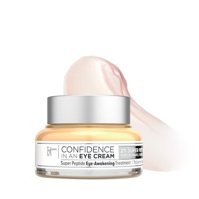 IT Cosmetics Confidence in an Eye Cream, Anti Aging Eye Cream for Dark Circles, Crow&#39;s Feet, Lack of Firmness &amp; Dryness, 48HR Hydration with 2% Super Peptide Concentrate, for Day + Night